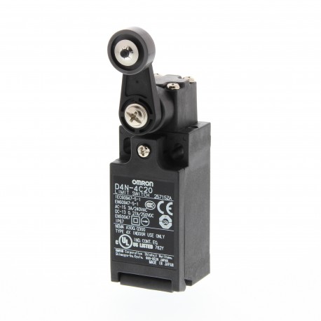 Omron D4N-2A20 D4N2A20 OMRON Plastic 1NC/1NO Slow Lever with roller. G1/2